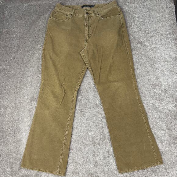 American Eagle Outfitters Corduroy Pants Size 33x31 Brown Preppy Boho Indie - Picture 1 of 6